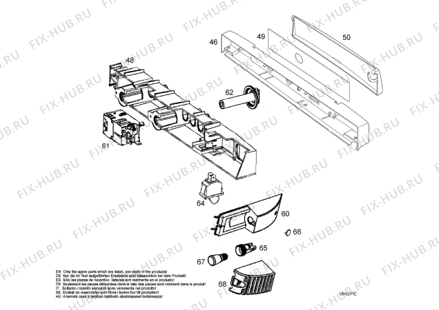 Взрыв-схема холодильника Electrolux ERB4051 - Схема узла Electrical equipment 268